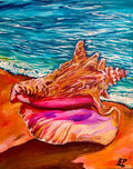"Queen of the Shore" Conch Shell Print 16" x 20"