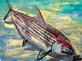 "Is That You Boy?" Bonefish Painting | Acrylic on Canvas 11" x 14"