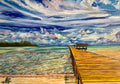 Cherokee Long Dock Print 16" x 20"